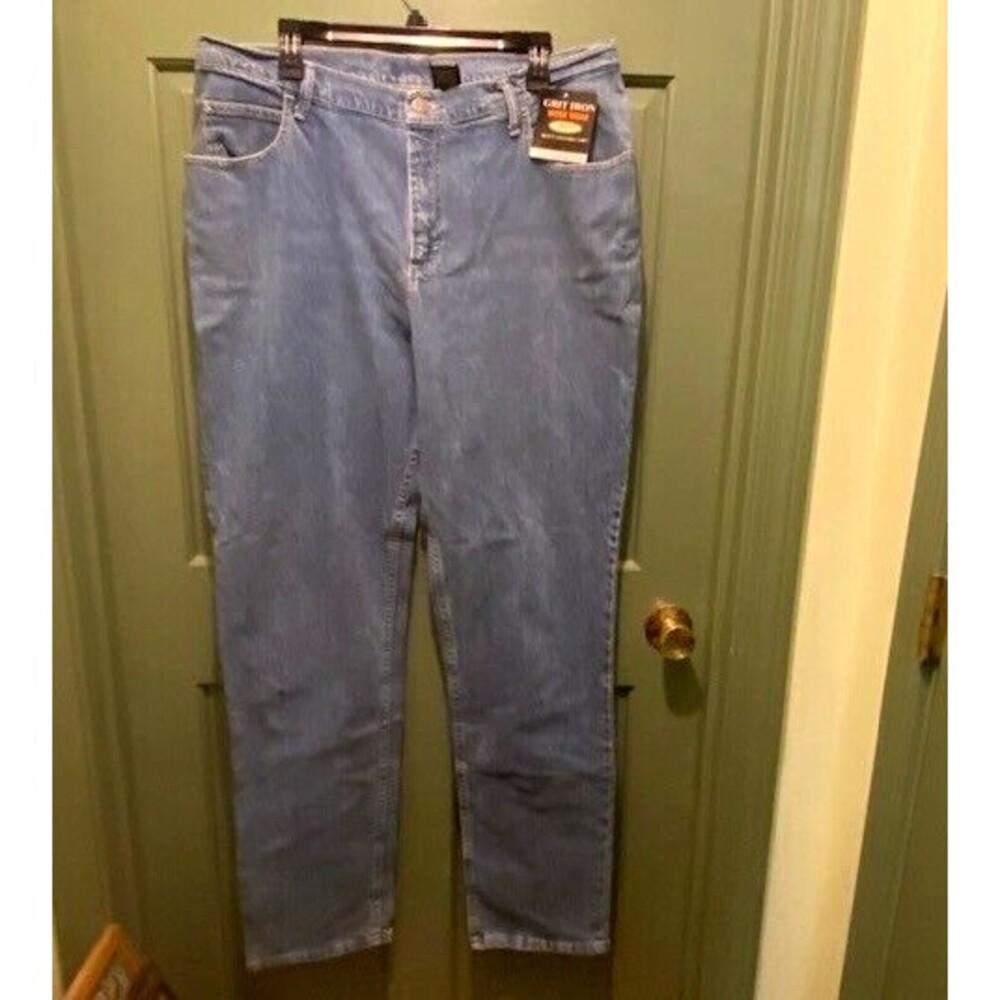 Grit Iron Work Wear Mens Size 36 x 34" Heavy Construction Denim Jeans Outdoor